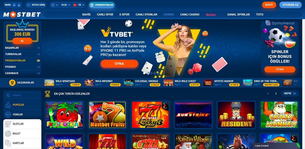 Aplicativo Mostbet