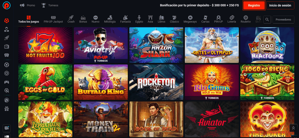 Pin-Up Gambling establishment games selection