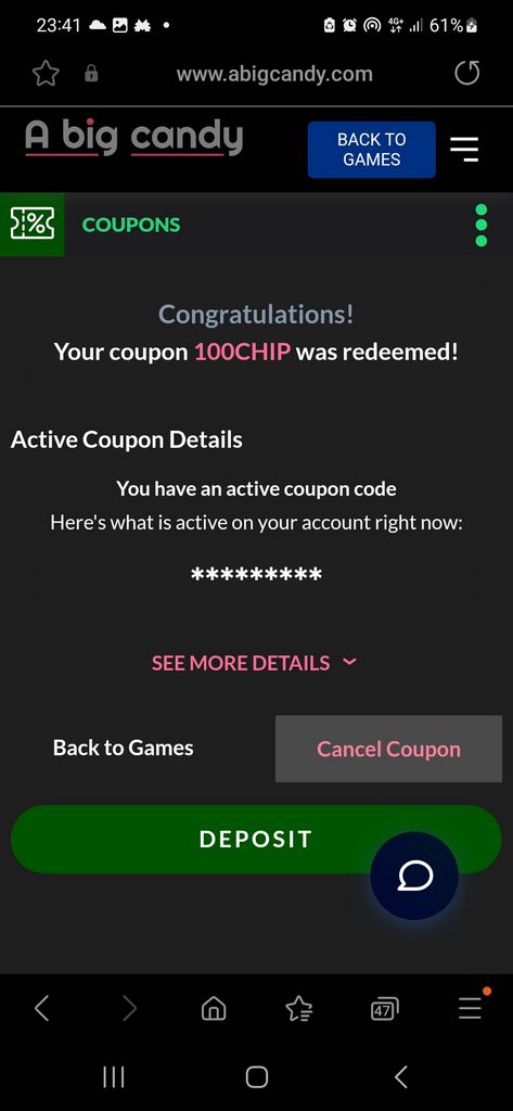 A Big Candy Casino Site