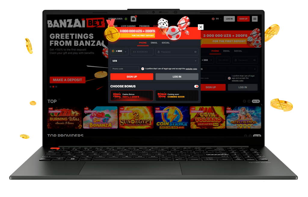 Site du casino Banzai