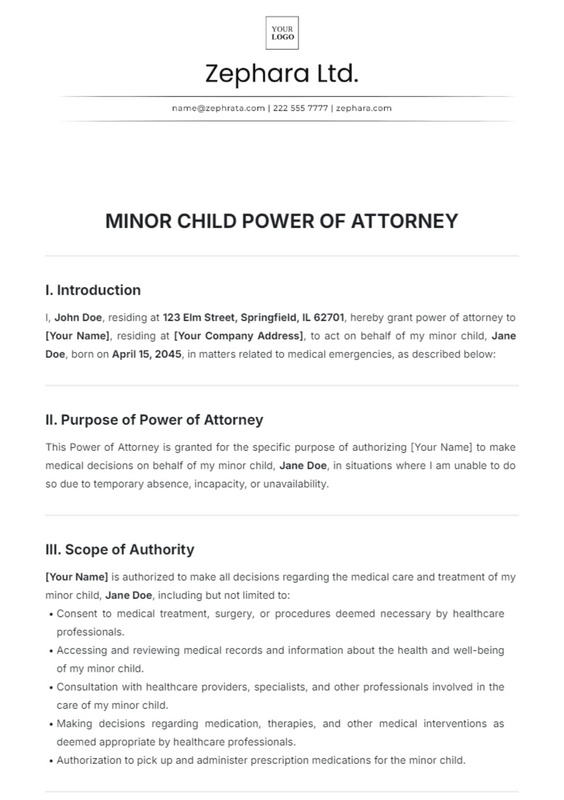 Power of Attorney in Montana (economic)