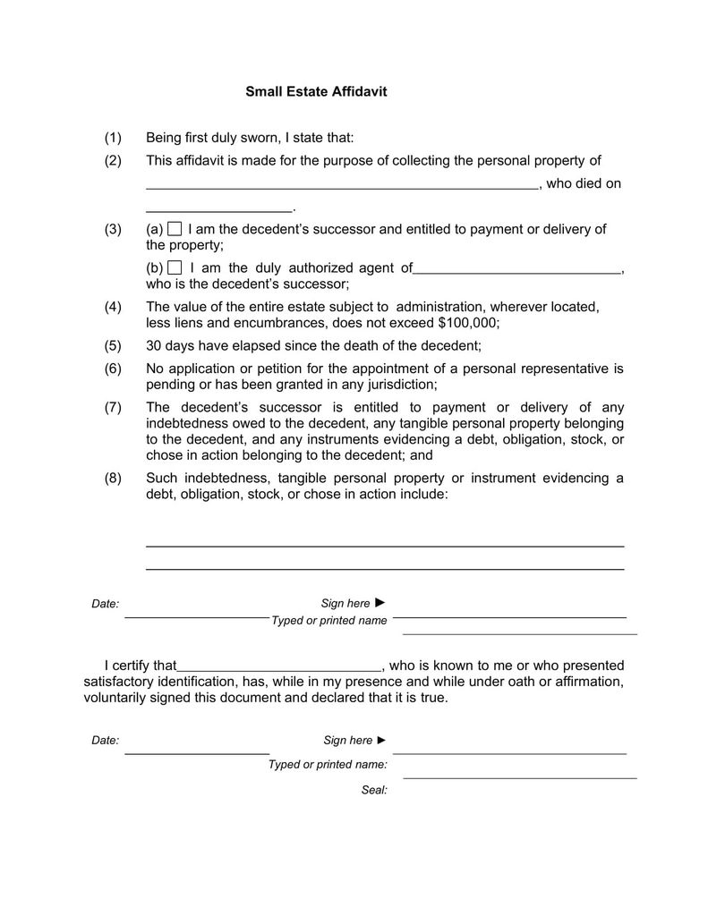 Recognizing the Small Estate Testimony and Simplified Probate Procedures
