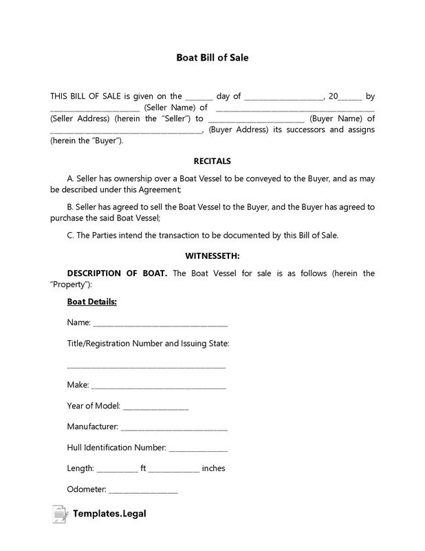 Watercraft Proof Of Purchase Kind