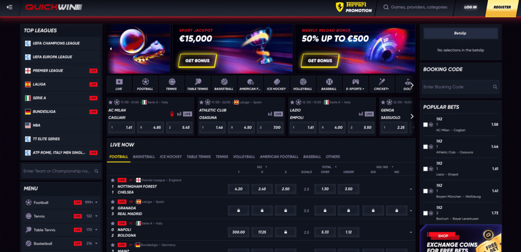 QuickWin Casino España Tu portal hacia la mejor experiencia de juego