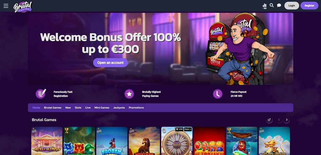 Brutal Casino Site Review 2026